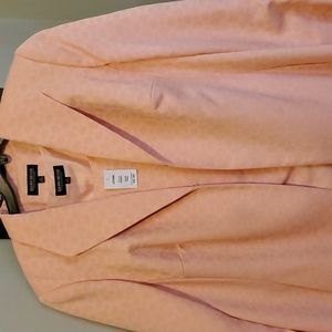 NWT 2pc dress coat suit color: coral, brand: John Meyer size: 20W